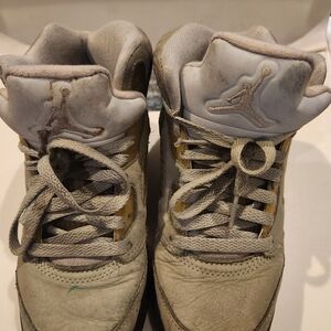 Air Jordan 5 Retro Jade Green Horizon High-Top Sneakers